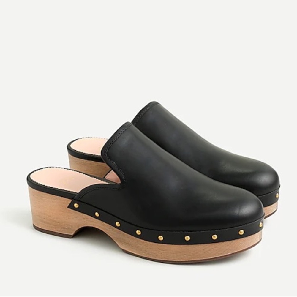 J.Crew | Leather Clogs | sz 6
